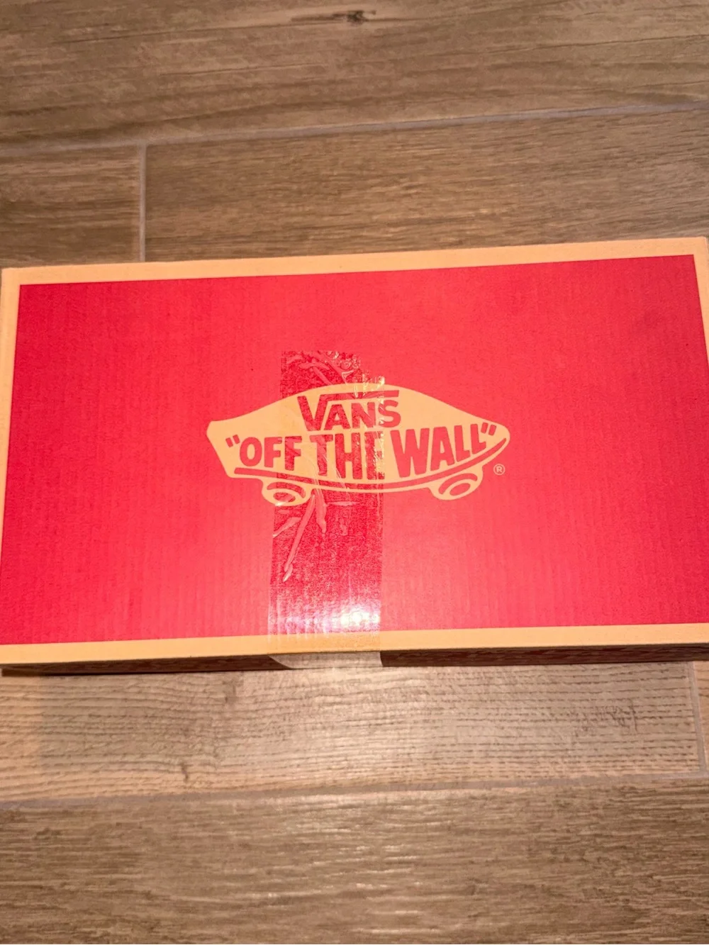 Vans Men’s Black Sneakers with Gum-Style Orange Sole